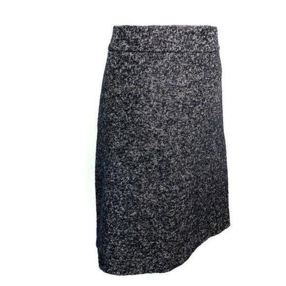 DKNY Tweed Knee Length Lined Pencil Straight Skirt - Picture 3 of 7
